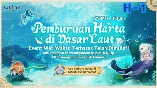 Event Web Pemburuan Harta di Dasar Laut  Genshin Impact Indonesia [upl. by Grannias]