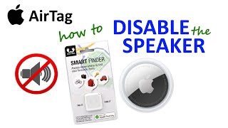 How to disable the AirTag speaker amp Fresh n Rebel Smart Finder [upl. by Trabue136]