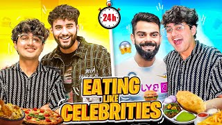 Eating Like A Celebrity For 24 Hours ft Fukra Insaan amp Nishu Tiwari [upl. by Ayekehs]