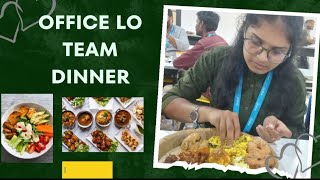 Ma office lo team dinner 🥘🍲youtube officediaries food cooking viralvideo explore [upl. by Sirroned]