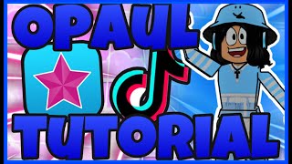 Opaul Roblox Edit Tutorial [upl. by Godfry123]