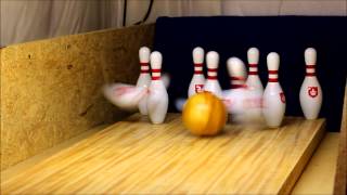 Half Scale Bowling  Headpin goes through the 47 [upl. by Farrand339]