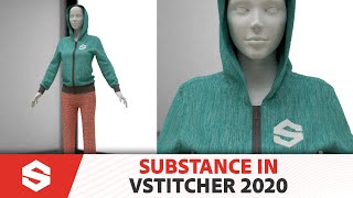 Substance in VStitcher 2020  Adobe Substance 3D [upl. by Cid978]