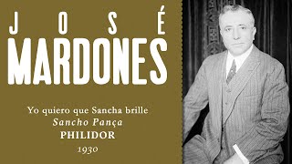 José Mardones  Sancho Panza aria Philidor  1930 [upl. by Duomham]