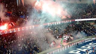 PSG vs SaintEtienne  ambiance et premiers fumigènes de la saison 140918 [upl. by Charity]