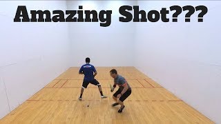 Racquetball Referee  Penalty Hinder or Amazing shot [upl. by Sellihca810]