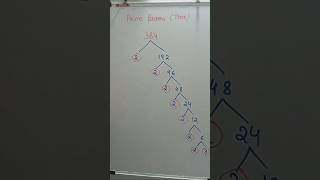 Prime Factor Tree shorts maths ytshorts [upl. by Bear]