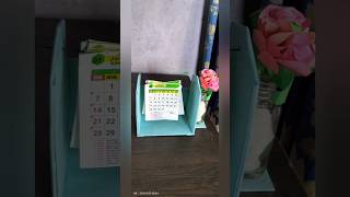 Wall calendar converted into table calendar diyideas [upl. by Brigitta]