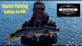 My Top 10 Lakes in Pennsylvania [upl. by Cita]