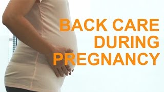 Pregnancy Tips to Reduce Back Pain  Back Pain Relief  Singapore General Hospital [upl. by Male]