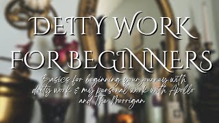 Deity Work for Beginners  My Journey with Deity Work  Working with Apollo and The Morrígan [upl. by Heyward]