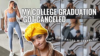 MY COLLEGE GRADUATION GOT CANCELLED  Tyra’s Birthday  Weekend in my life  unfortunate events lol [upl. by Amej]