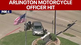 Arlington police officer injured in Pantego crash [upl. by Agueda523]