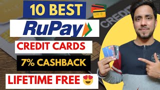 Best Rupay Credit Cards India 2024 ✅️ Lifetime Free Best Rupay UPI Credit Card India [upl. by Nnylecyoj]