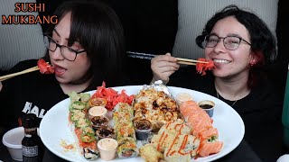 SUSHI MUKBANG  NEW MARCH VIDEO [upl. by Cathlene476]