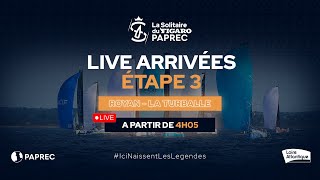 🔴 Arrivées de lÉtape 3 à La Turballe  Solitaire du Figaro Paprec 2024 [upl. by Hickey]