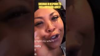 Shekinah Jo RESPONDS To ericamena and bambi arrest shorts realitytvnews loveandhiphopatlanta [upl. by Nostets7]