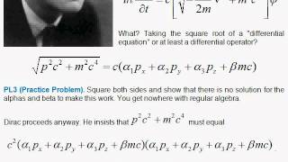 L3 The Dirac Equation [upl. by Arvo918]