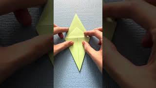 Origami flapping bird origami origamitutorial flappingbird paperbird [upl. by Wincer]