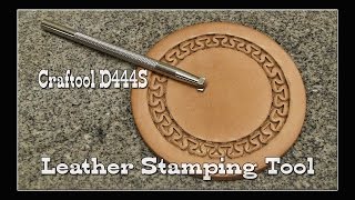 Craftool D444 Leather Stamping Tool [upl. by Ellesor862]