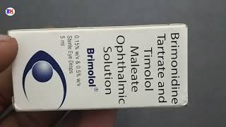 Brimolol Eye Drops  Brimonidine Tartrate and Timolol Eye Drop  Brimolol Eye Drops Uses Benefits [upl. by Salis958]