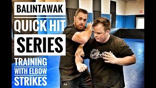 Balintawak Quick Hit Series Training with Elbow Strikes [upl. by Eula322]