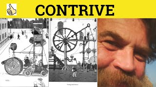 🔵 Contrive Contrived Contrivance  Contrive Meaning  Contrive Examples  GRE 3500 Vocabulary [upl. by Nylrahs]