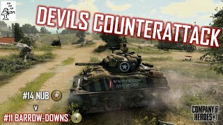 CoH3 1v1 Cast  BarrowDowns DAK vs nub US [upl. by Vijar675]