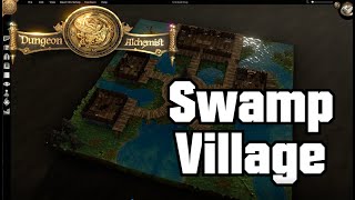 Dungeon Alchemist  Swamp Village  TTRPG Battle Map amp Encounters  CMDRAconite [upl. by Erdnoed]