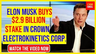 CRKN Stock  Crown Electrokinetics Corp Stock Breaking News Today  CRKN Stock Price Prediction [upl. by Adnarem]