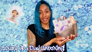 Spa Luxetique Lavender Dream Bath Gift Set Unboxing [upl. by Phillie]