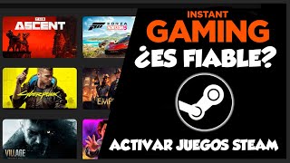 ¿COMPRAR EN INSTANT GAMING ES FIABLE MIRA COMO COMPRAR UN JUEGO Y ACTIVAR KEY EN STEAM [upl. by Sidney252]