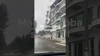 Malam Jabba Snowfall  Beautiful weather  explore trendingshorts foryou subscribe pakistan [upl. by Shultz]