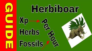 OSRS Ironman Quick Guide to Herbiboar  xpherbsfossilsnumulite per hour [upl. by Edalb98]