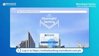 How to Move Money Metrobank Online [upl. by Wack]