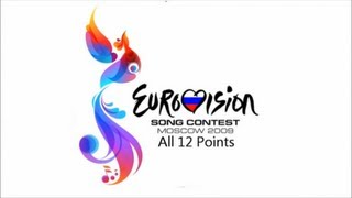 Eurovision 2009 All 12 Points [upl. by Bergess]