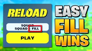 WIN EASY with RANDOMS in Fortnite Reload Fill Tips amp Tricks Fortnite Reload [upl. by Evelin]