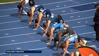 Open Men 100m Final 2022 Australian Track amp Field Championships [upl. by Siahc]