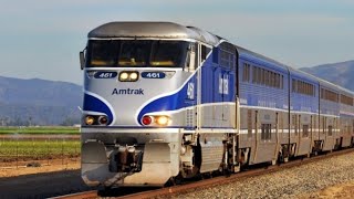 Amtrak Pacific Surfliner Train 15th Anniversary LA  SLO [upl. by Oderfliw]