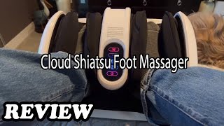 Cloud Shiatsu Foot Massager Review  Awesome Foot Massager With Heat Function [upl. by Eirelav]