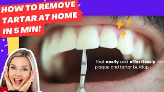 How to Remove Tartar from Teeth at Home with the Best Plaque Remover Tartar Remover Dental Scaler [upl. by Ecitsuj]