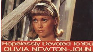 Olivia Newton John  Hopelessly Devoted To You Lyricsvideo [upl. by Kronfeld333]