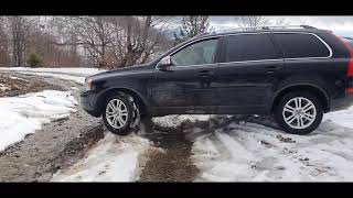 Volvo XC90 AWD All Terrain Cross  Snow Mud and Gravel  Volvo Awd Test [upl. by Sivrad]