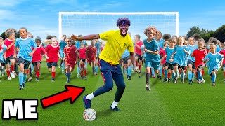 Can I Survive A Football Match vs 100 Kids [upl. by O'Doneven]