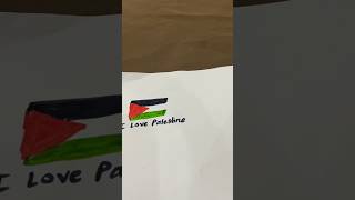 Flag 🇵🇸 painting flag palestine shorts [upl. by Tedmann178]