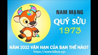 XEM TỬ VI TUỔI QUÝ SỬU 1973 NAM MẠNG NĂM 2022 Nhâm Dần [upl. by Tesil]