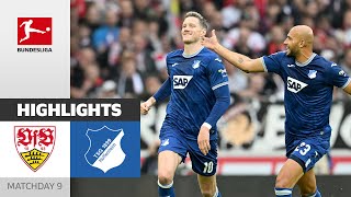 VfB Stuttgart  TSG Hoffenheim 23  Highlights  Matchday 9 – Bundesliga 202324 [upl. by Kermit]