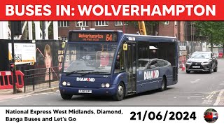 Buses in Wolverhampton 21062024 [upl. by Adnawak]