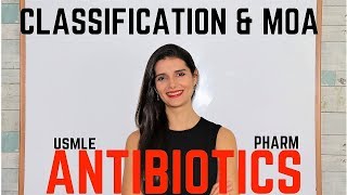 AntibioticsClassification amp MOA USMLE STEPS 1 2 amp 3 [upl. by Georgie]