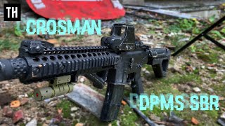 ОБЗОР Crosman DPMS SBR crosman hardball airhard gopro [upl. by Ytirahs58]